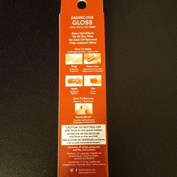 New Dashing Diva Ultra Shine Gel Effects Nail Stri - Picture 2 of 3